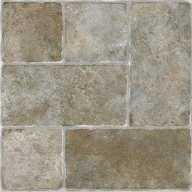Ergode Nexus Tiles - Easy Peel and Stick Vinyl Floor Tiles - 20 Tiles/20 sq. ft. - Budget-Friendly Room Transformation!