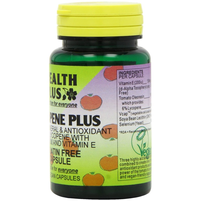 Health Plus Lycopene Plus 10mg Men's Health Plant Supplement -
