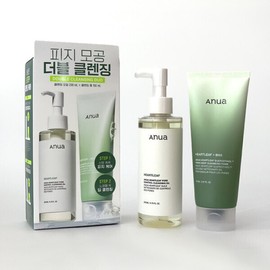 Anua Houttuynia cordata Cleansing Duo Special (Oil 200ml + Foam 150ml) / 아누아 어성초 클렌징 듀오 기획 (오일 200ml+폼 150ml)