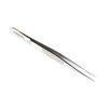 Precision Tweezers Stainless Steel 5.5" Tongs with Non-Marring Fine Serrated