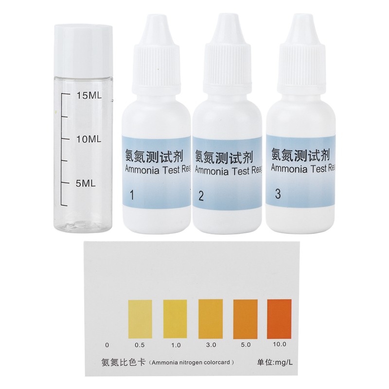 Aquarium Ammonia Nitrogen Test Agent Fish Tank Water Quality Ammonia
