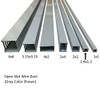 Electriduct 1" W x 1" H Open Slot Wire Duct