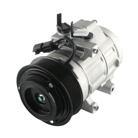 HXYBBGS BC3419D629AD BC3Z19703A CO 11358C AC Compressor with Clutch Fits for Ford f250 f350 f450 f550 f650 f750 2011 2012 2013 2014 2015 2016 6.7L