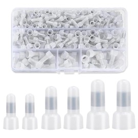 LIANHATA 220 Piece CE Type Closed Connector with Insulated Sheath Wire Cap Nozzle Type AWG 22-16/16-14/12-10 Replacement, Crimp Terminal, Rapid Wiring, Insulation, Flame Retardant, Closed-End Wire