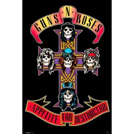 Guns N' Roses - Music Poster (Appetite For Destruction - Album Cover) (Size: 24" x 36")