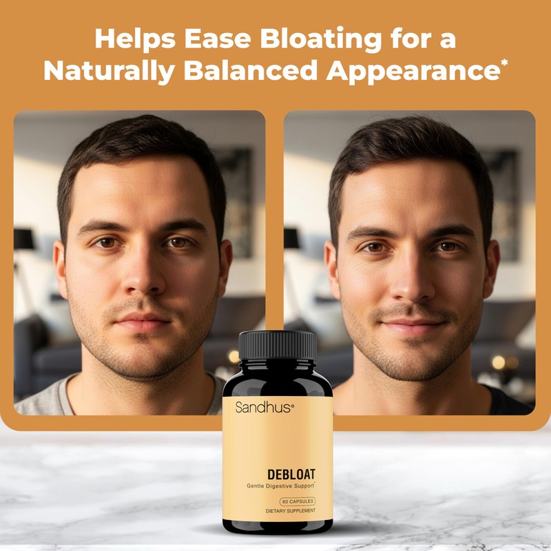 Sandhu's Debloat Digestive Enzymes Capsules | Helps Ease Bloating and