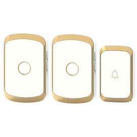 Longqi wireless doorbell smart home super remote control electronic remote control switch no punching a tow a tow two villa old call (day (one button two bells))