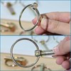 VIKKSAER 30PCS Lynch Pin Assortment Kit Linch Pin with Ring