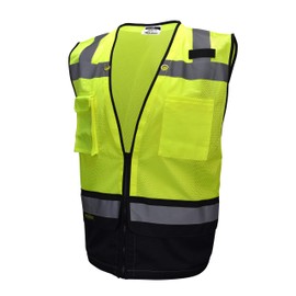 Type R Class 2 Heavy Duty Surveyor Safety Vest with Zipper