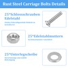 Carriage Bolts M6 x 40 mm, M6 x 40 mm,