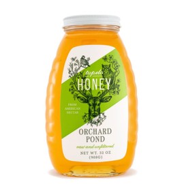 Orchard Pond Tupelo Honey - Rare Harvest from White Ogeechee Tupelo Trees, Handcrafted in North Florida, 100% Pure & Unheated, 32 Ounces