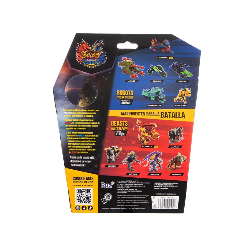 BEASTS VS ROBOTS Robot - Figura 7" Torment 300