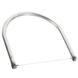 Sewroro Stainless Steel Mud Cutter Pottery Cutting Tool Clay Wire Cutter Pottery Trimming Tool Silver Clay