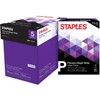 Staples Inkjet Paper, 8 1/2" x 11", Bright White, Half
