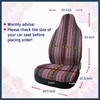 INFINAUTO Universal Multicolor Vivid Baja Bucket Seat Cover for Auto
