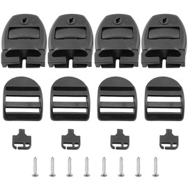 SQXBK 4Sets Spa Hot Tub Cover Clips Latch Replacement Kit Hot Tub Cover Latches Clip Lock Latch Replacement Kit Hot Tub Cover Latches Clip Lock for Cover Straps