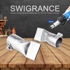 SWIGRANCE Hot Air Welding Nozzles 40mm Mouth Width 2Pcs/Set, Stainless