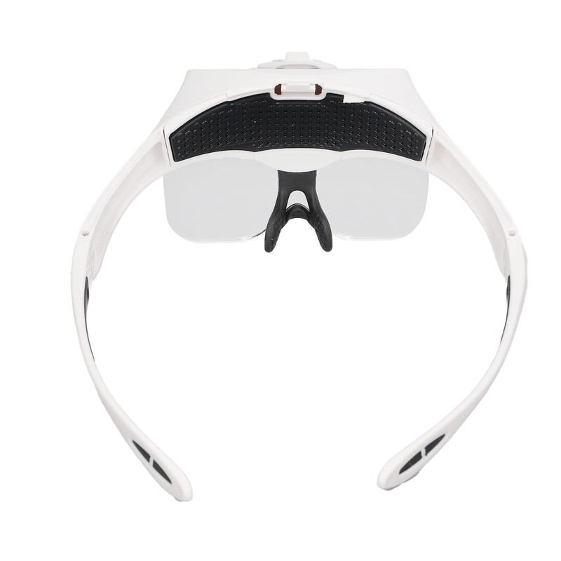 Headband Magnifier 4 LED Bright Lights 5 Detachable Optical Lenses