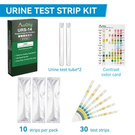 Urine Test Strips 14 Parameter Urinalysis Testing Kits for Urinary Tract Infection (UTI) Testing Sticks, Nitrite, Leukocytes, 14 Parameter Urinalysis Multisticks, 30 Pcs