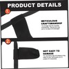 SAFIGLE 1Pc Essential Oil Waist Storage Pouch Durable Black Bottle