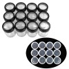 Beauticom 6 Pieces 10G/10ML Acrylic Transparent Cylinder Sifter Container Jar