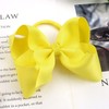 Xansema 2Pcs 6 Inches Ribbon Baby Girls Headbands Infant Elastic