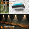 Ellasay Solar Fence Lights Outdoor: 10 Lighting Modes with RGB