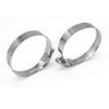 Stainless Steel Adjustable Hose Clamp Hose Band Pack of 6