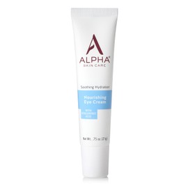 Alpha Crema nutritiva para ojos con cido hialurnico para el cuidado de la piel  Frmula antienvejecimiento  Hidratacin calmante  Reduce la apariencia  