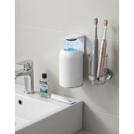 Magnetic Mouthwash Cup for Tooth Brushing – Wall-Mounted Stainless Steel Design for Bathroom Use