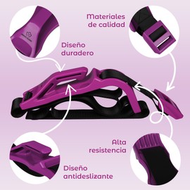 SMILES AND JOYS Approved Maternity Car Belt – Safety Belt Adapter – Protects Your Baby and Reduces the Risk of Pressure on the Belly – Comfortable and Safe (Purple)