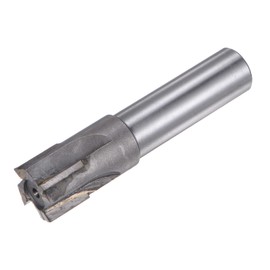 sourcing map Square Nose End Mill, 25mm Cutting Dia Tungsten Carbide Tip 4 Straight Flutes Milling Cutter with 20mm Straight Shank