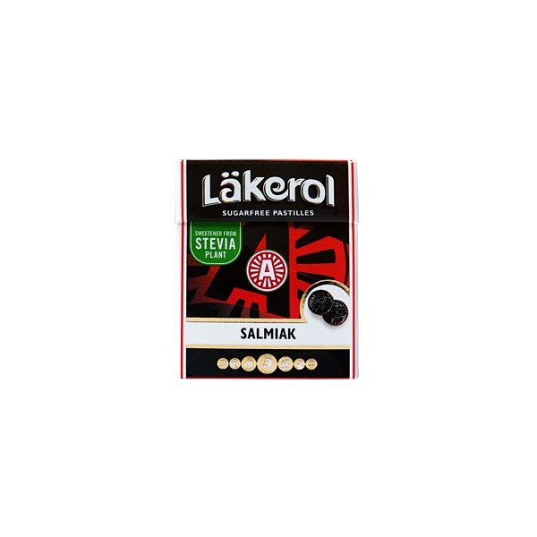 Cloetta Lakerol Salmiac Pastilles 1 Box of 25 g