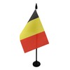Belgium Table Flag 4'' x 6'' - Belgian Desk Flag