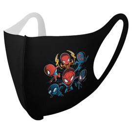 [LANSERY] スパイダーマン マスク 子供用 フェイスマスク こども 小さめ 洗える 呼吸しやすい 花粉対策 通気 ひんやり 繰り返し使える 快適