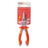 NWS 140-49-VDE-170-SB Number 140-49 VDE Chain Nose Pliers, Silver/Red, 170