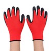 findmall 12 Pairs of L-Sized Latex Rubber Coated Work Gloves