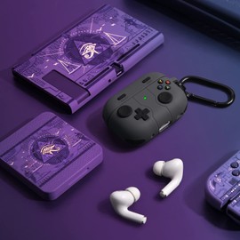 AirPod Pro 2 Case Cover, KOREDA Cute Funny Game Silicone Protective Case with Keychain for Airpods Pro 1st/2nd Generation