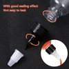 Luxshiny Mini Squeeze Bottle10PCS Sauce Bottle with Pointed Tip Clear