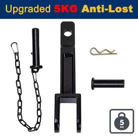 HUGALL Upgrade Anti-Lost A20-6014 Single Tow Hook with Pull Pin (A65-6008) and Frame Pin (A65-6007) Compatible with Peterbilt 384 386 387 587 579 /Kenworth T170 T270 T370 T660 T680 T700 T800 T880