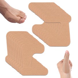 KEMUZ 20 Stück Knietapes Vorgeschnitten Knie, Muskel Patch Knieschoner Mit Perfektem Trage-Komfort, Wasserfestes & Elastisches Physio Tape Für Knieschmerzen Streifen(Beige)