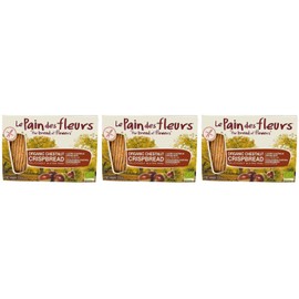 (3 PACK) - Le Pain des Fleurs - Org Chestnut Crispbread | 125g | 3 PACK BUNDLE