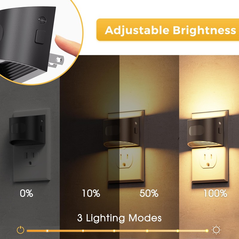 L LOHAS LED Night Light with Motion Sensor & Dusk