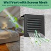 Memrita 12 x 12 Inch Attic Vent with Screen Mesh,