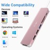 JESWO 7 en 1 HUB USB C, para MacBook ProAirNeoHuaweiDispositivos
