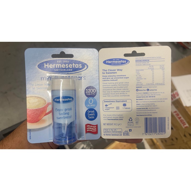 Hermesetas Mini Sweeteners Original 1200 Tablets (1)