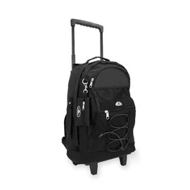 Everest Wheeled Backpack, Black, One Size