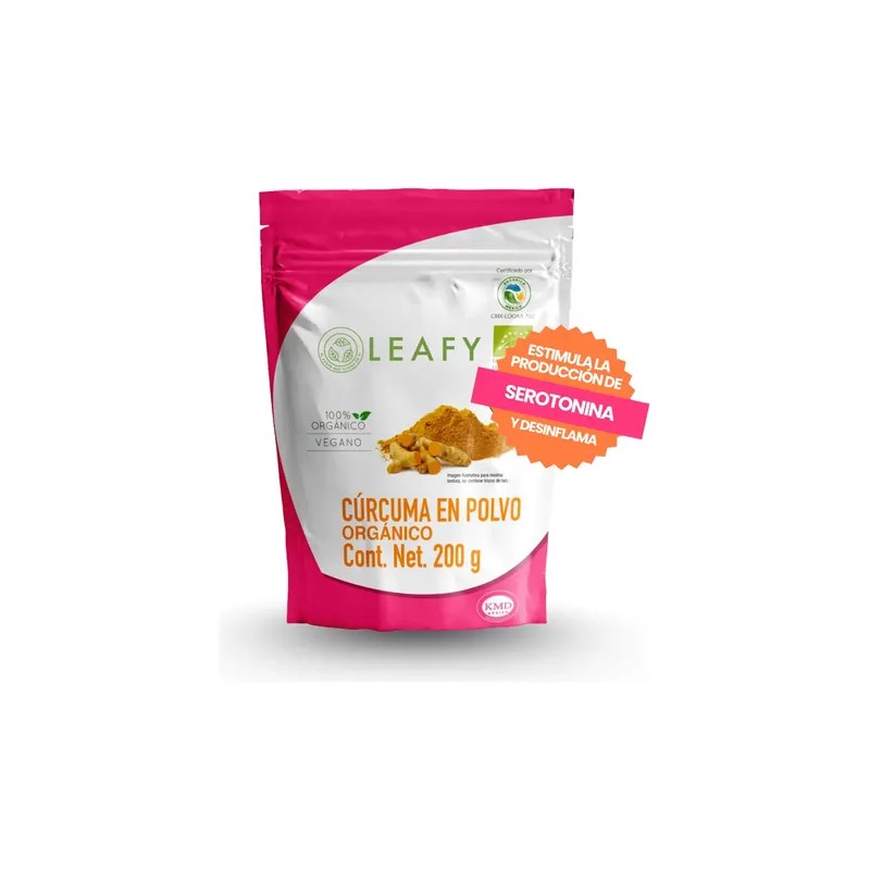 Cúrcuma En Polvo Superfood Leafy 200 Gr