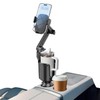 Cup Phone Mount for Car - 2026 Upgraded Long Arm