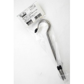 Wake SS-110 Stainless Steel S Kancloth Silver Top Diameter 1.3 x Bottom Diameter 1.6 x Length 7.9 inches (33 x 40 x 200 mm) Clothes Drying Rod Height Adjustable Laundry Dryer Set of 2